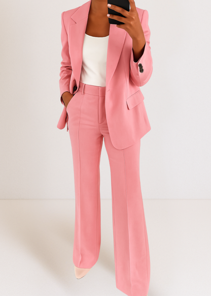 Chic Two Piece Ladies Business Suit