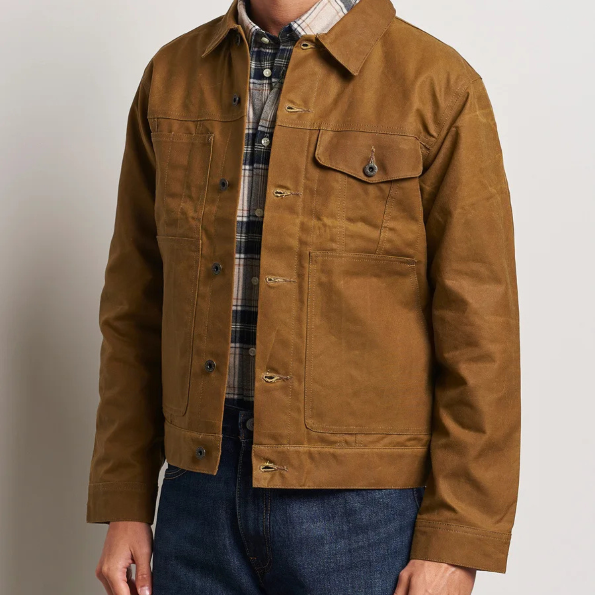 Classic Mens Vintage Canvas Ranch Jacket
