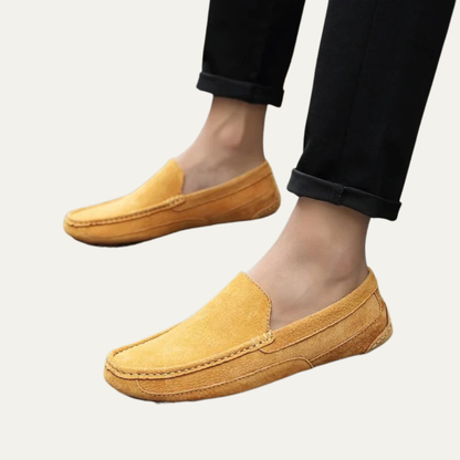 Luxury Leather Slip On Moccasins