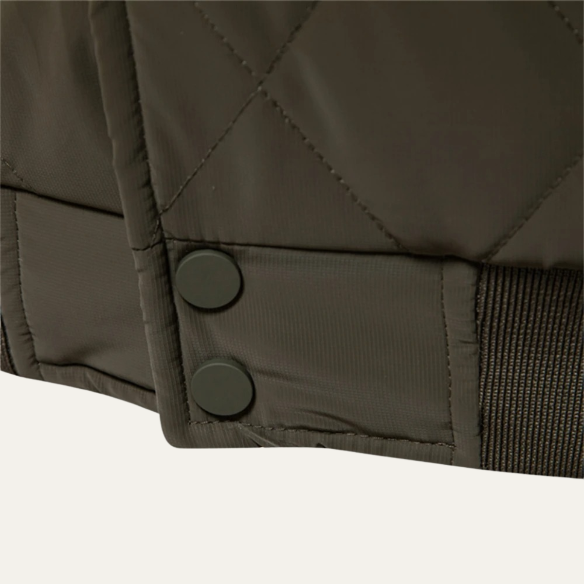 Warm Mens Quilted Patchwork Bomber Coat