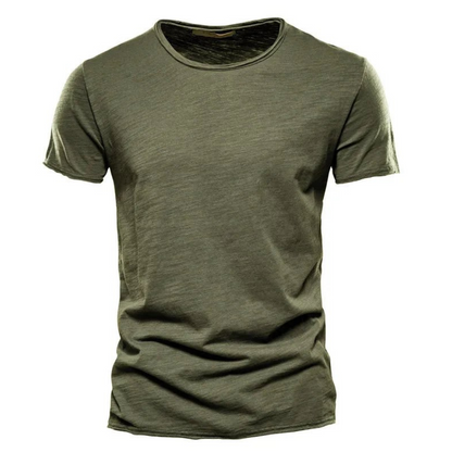 Men's Comfortable Moisture Wicking Slim Fit Cotton Tee