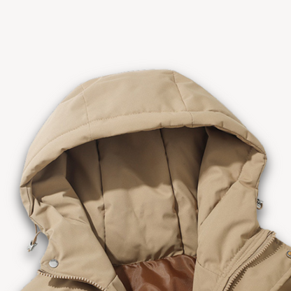 Men's Lightweight Puffer Coat with Hood