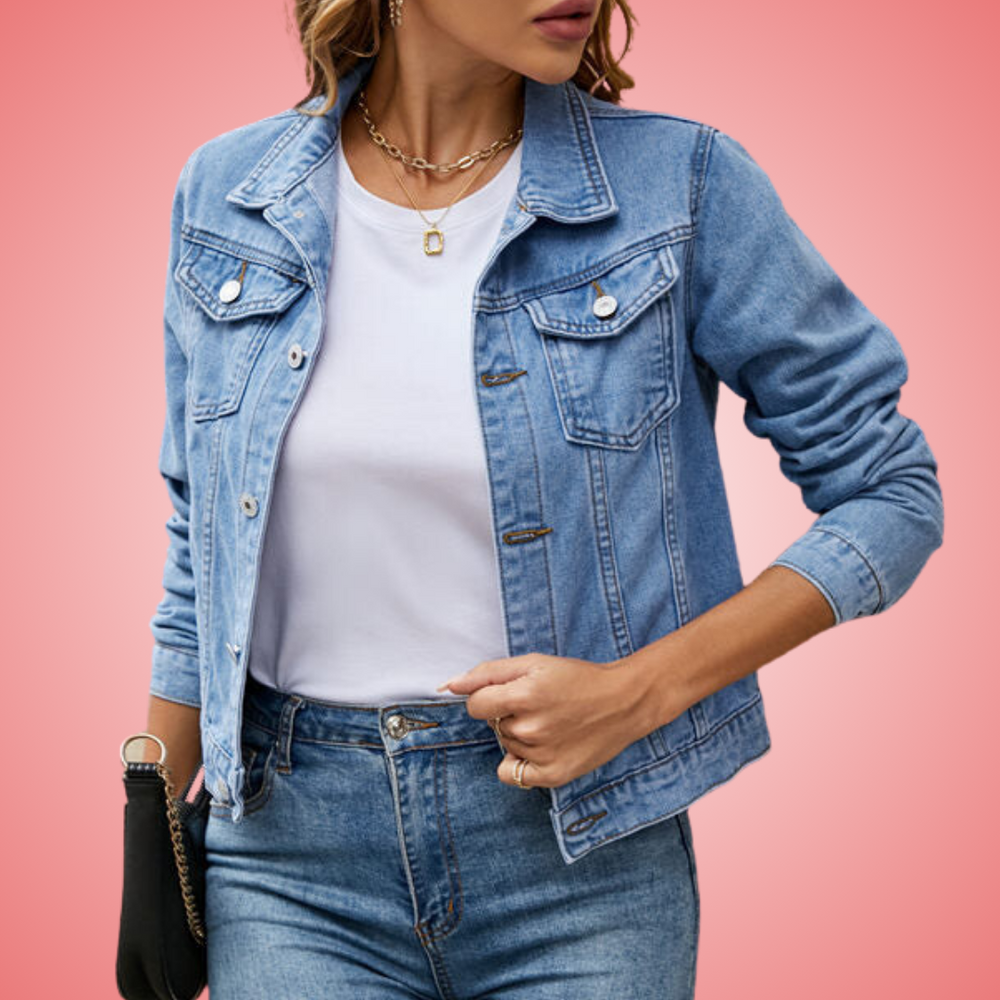 Classic Fit Blue Jeans Jacket