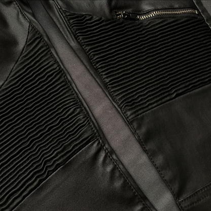 Vegan Leather Biker Pants for Women