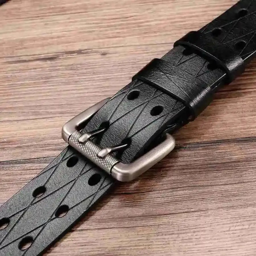 Durable Brown Leather Belt - Strong and Classic Style