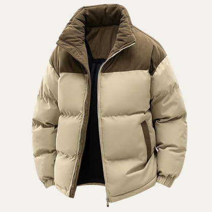 Insulated Men's Quilted Puffer Winter Coat - OutfitLondon