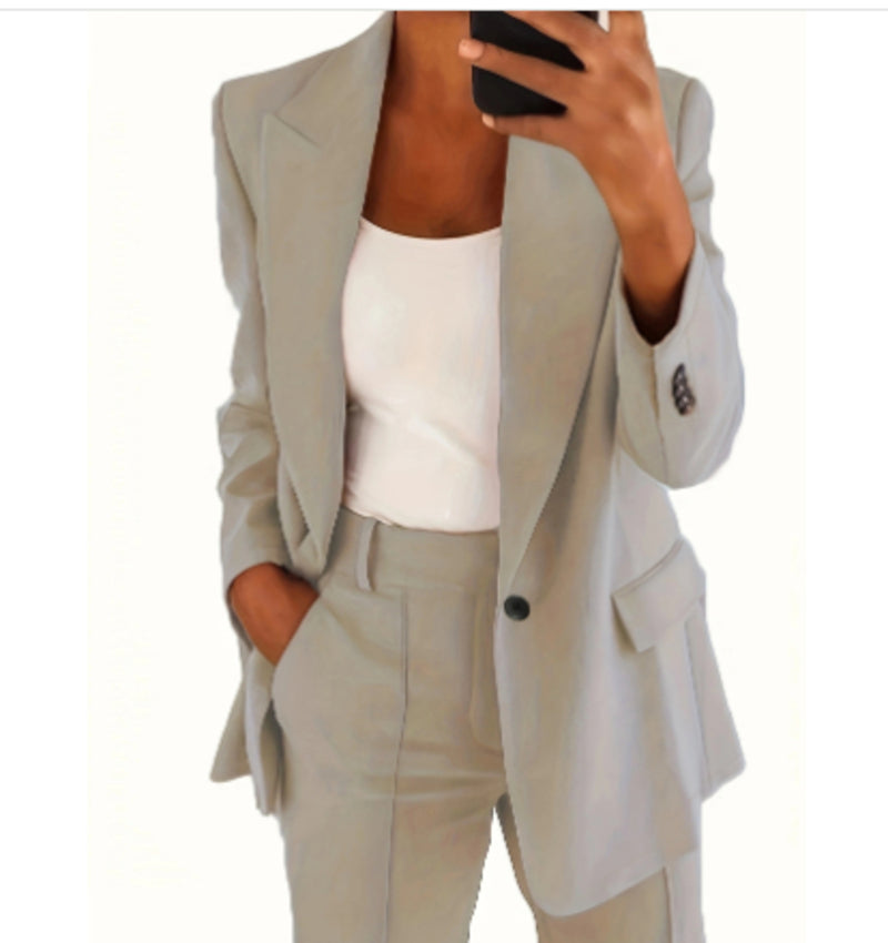 Timeless Two Piece Ladies Business Suit