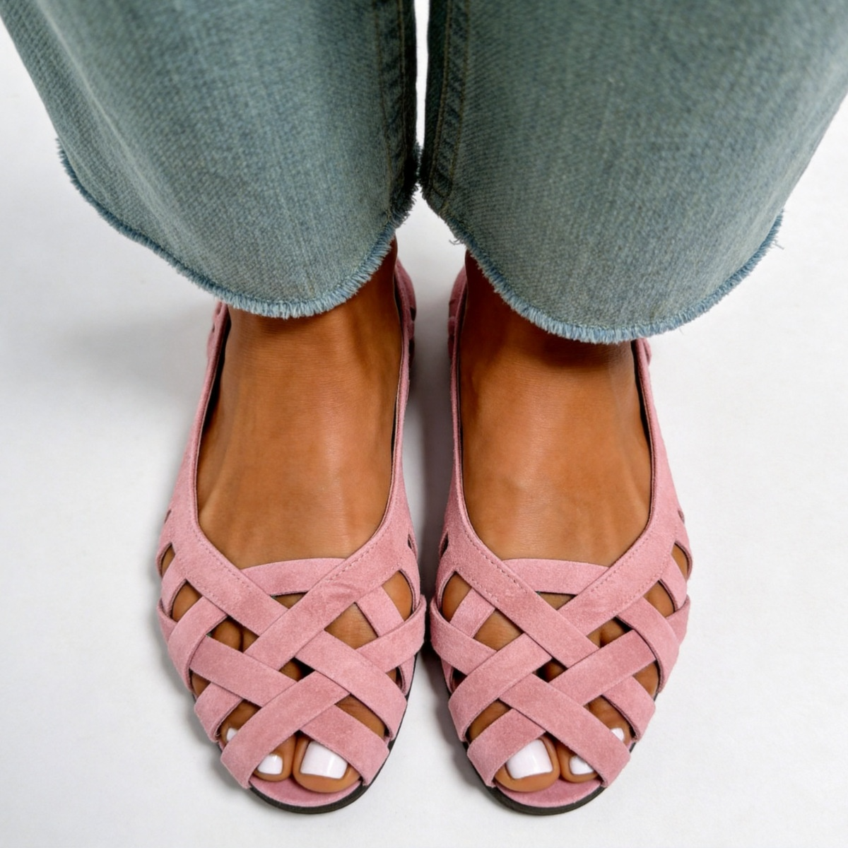 Women's Boho Braided Strap Sandals