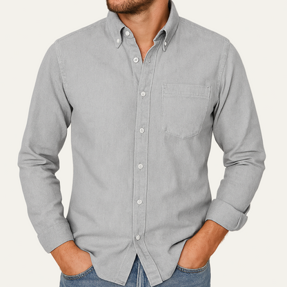 Men's Classic Relaxed Fit Dress Shirt