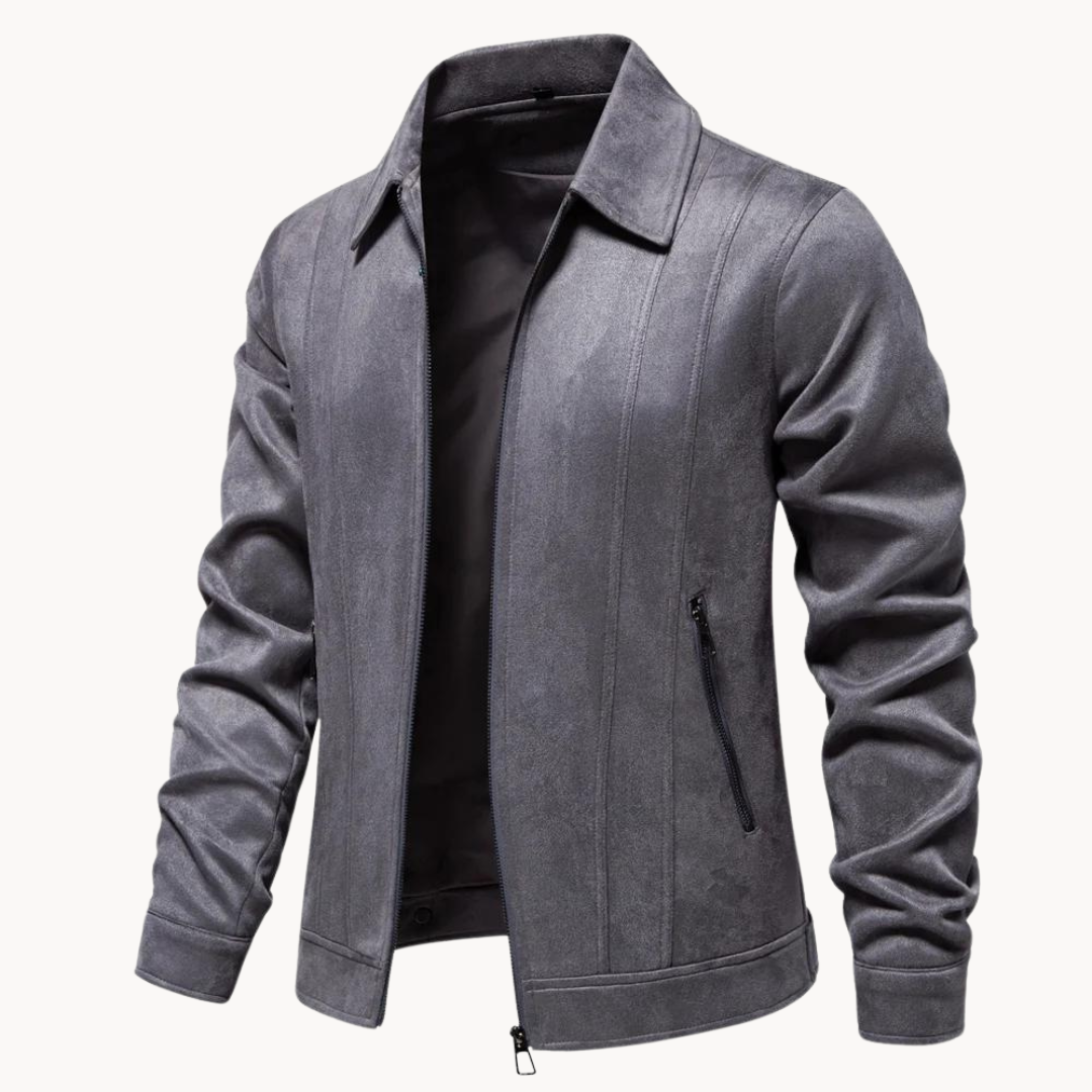 Luxurious Brown Leather Jacket