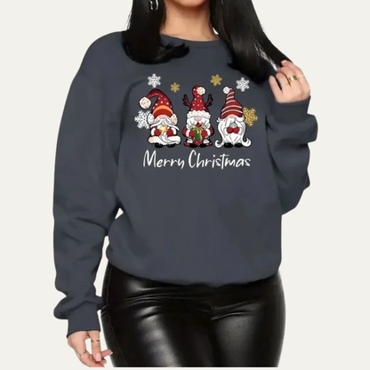 Fun Holiday Gnome Graphic Sweatshirt