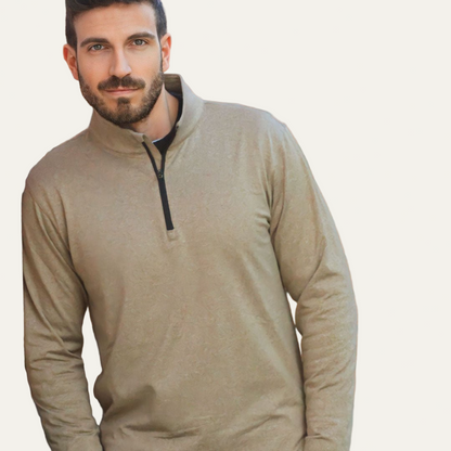 Performance Quarter Zip Neck Sports Shirt