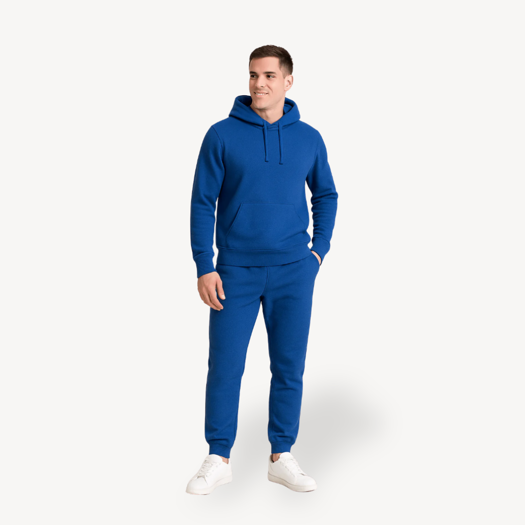 Comfy Cotton Sweatpants Hoodie Set
