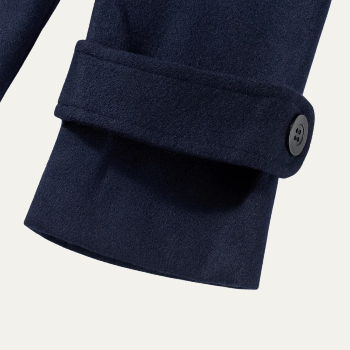 Classic Navy Mens Wool Pea Coat