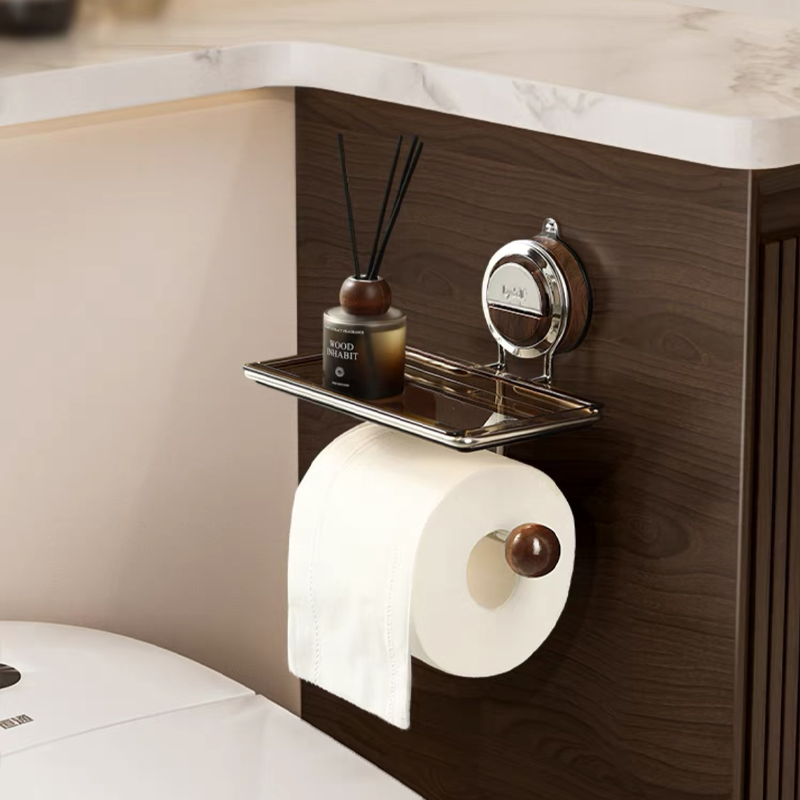 Easy Install Stainless Steel Toilet Paper Holder