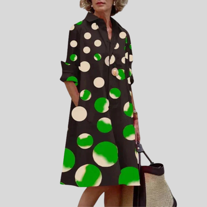 Chic Women's Dress With Side Pockets