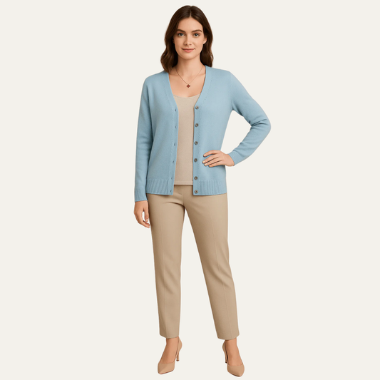 Women's Simple Open Front Sweater - OutfitLondon