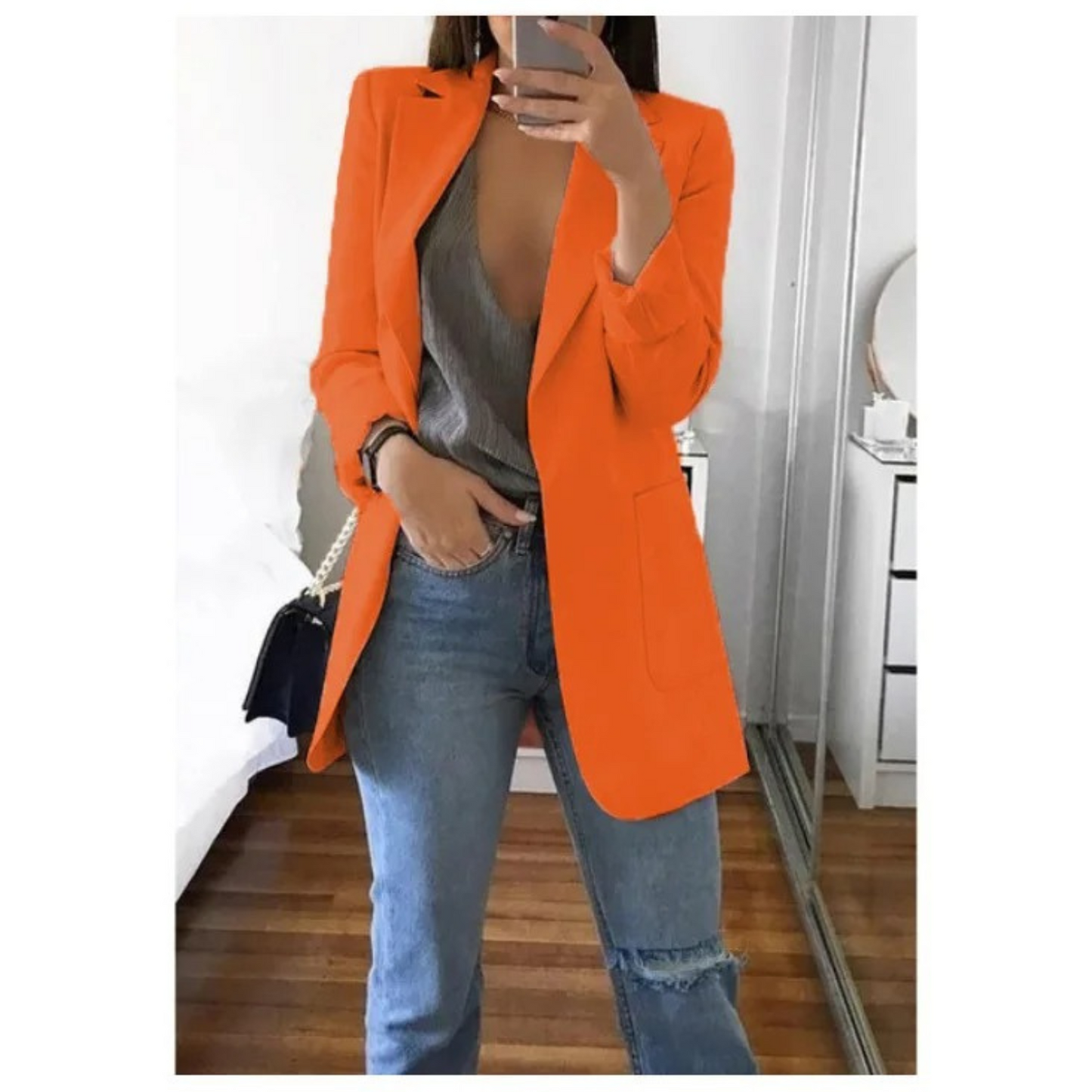 Classic Tan Women's Trench Blazer