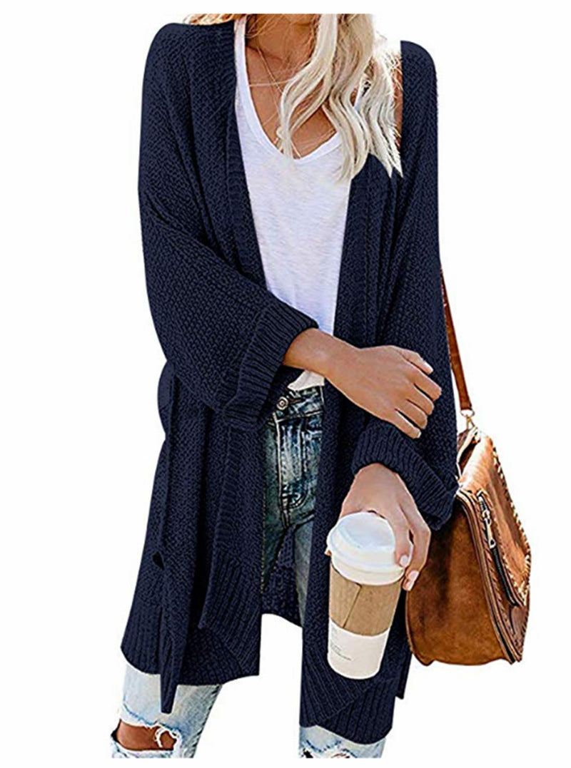 Soft Women's Pocket Open Cardigan Sweater