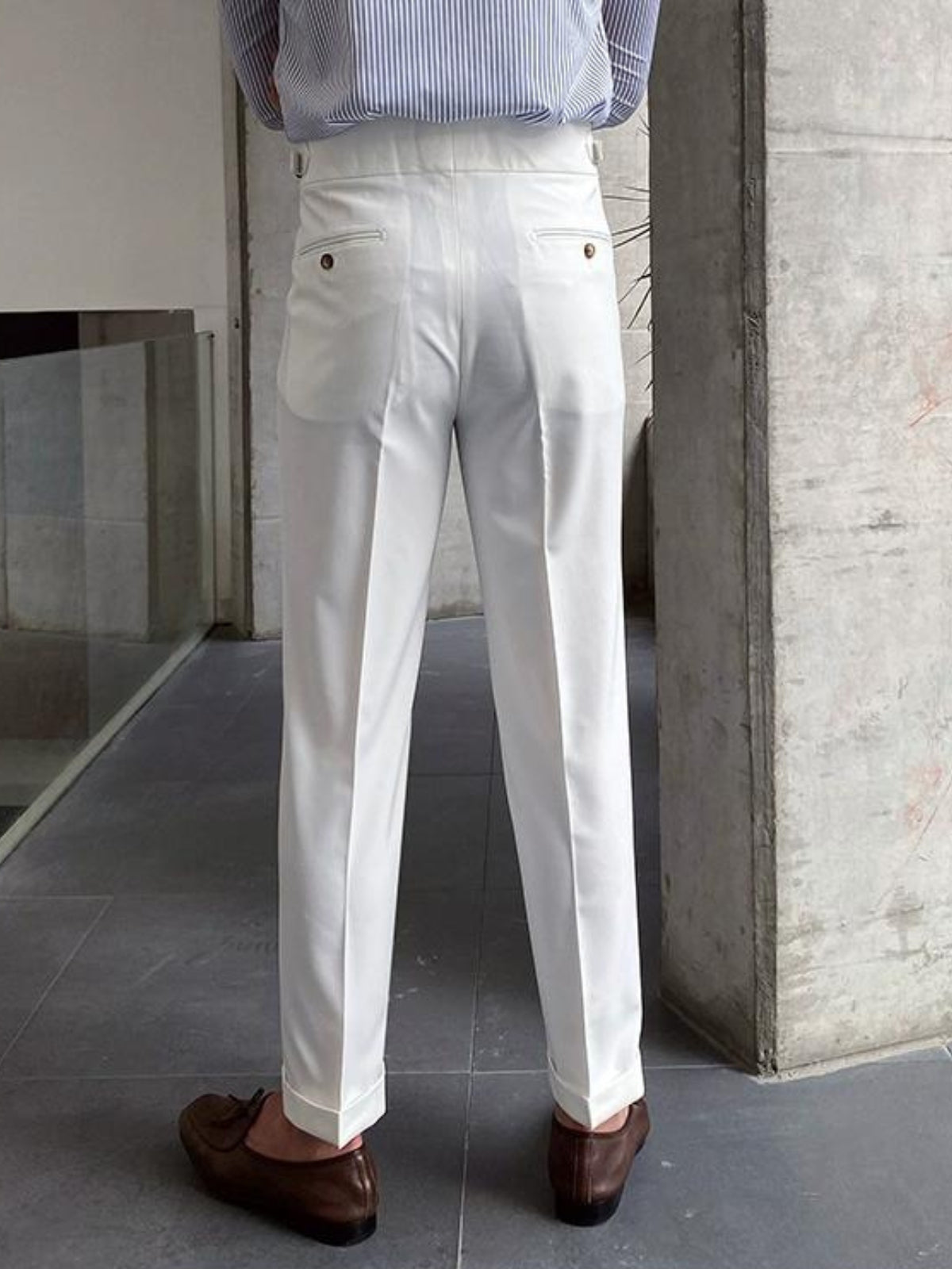 Men's Gurkha Pants Wool Tan