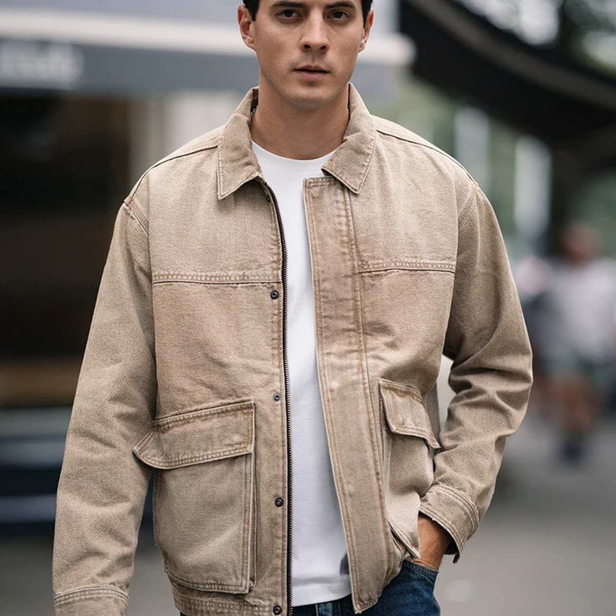 Classic Mens Retro Corduroy Coat