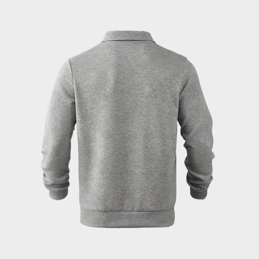 Koen | Classic Warm Quarter Zip Sweater for Men
