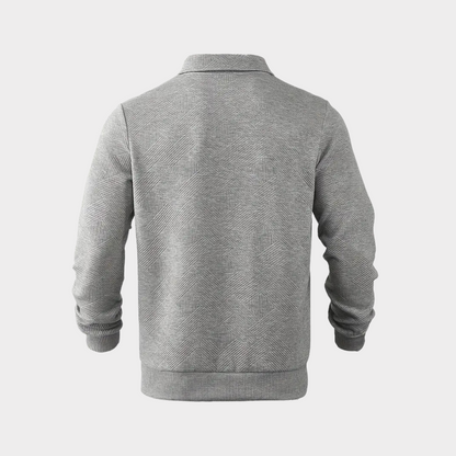 Koen | Classic Warm Quarter Zip Sweater for Men