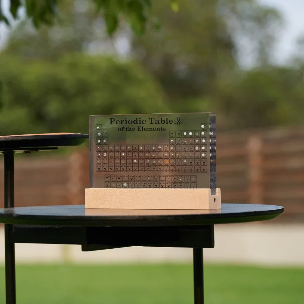 Glowing Element Periodic Table Wall Art Display