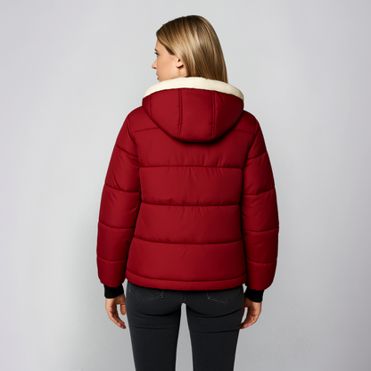 Warm Fleece Hooded Winter Jacket for Women