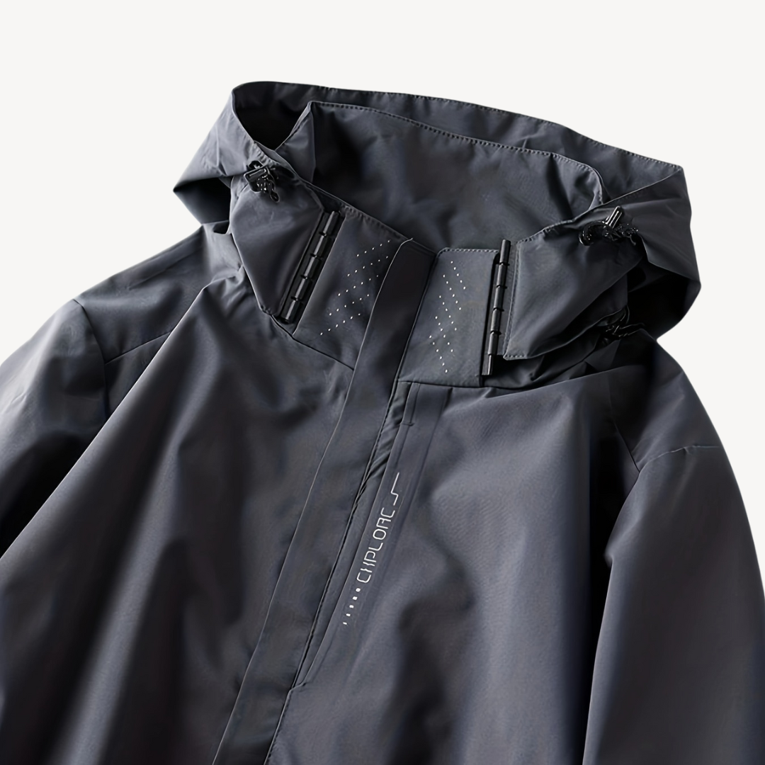 Men's Waterproof Zip Up Hooded Jacket
