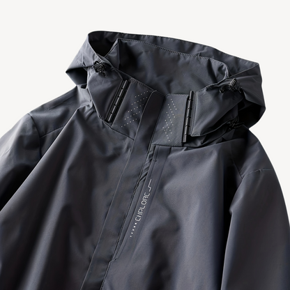 Men's Waterproof Zip Up Hooded Jacket