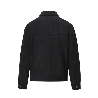Warm Fleece Lined Corduroy Coat for Men