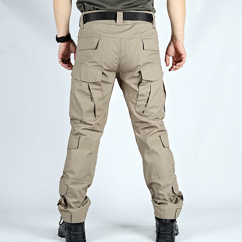 Men's Cargo Pants Pocket Plain Camouflage Comfort Breathable