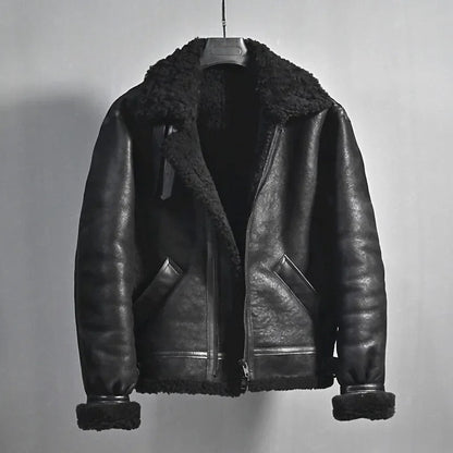 Warm Shearling Winter Coat
