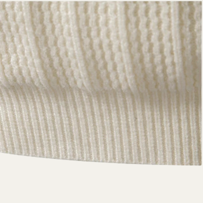 Warm Men's Knit Half Zip Winter Sweater