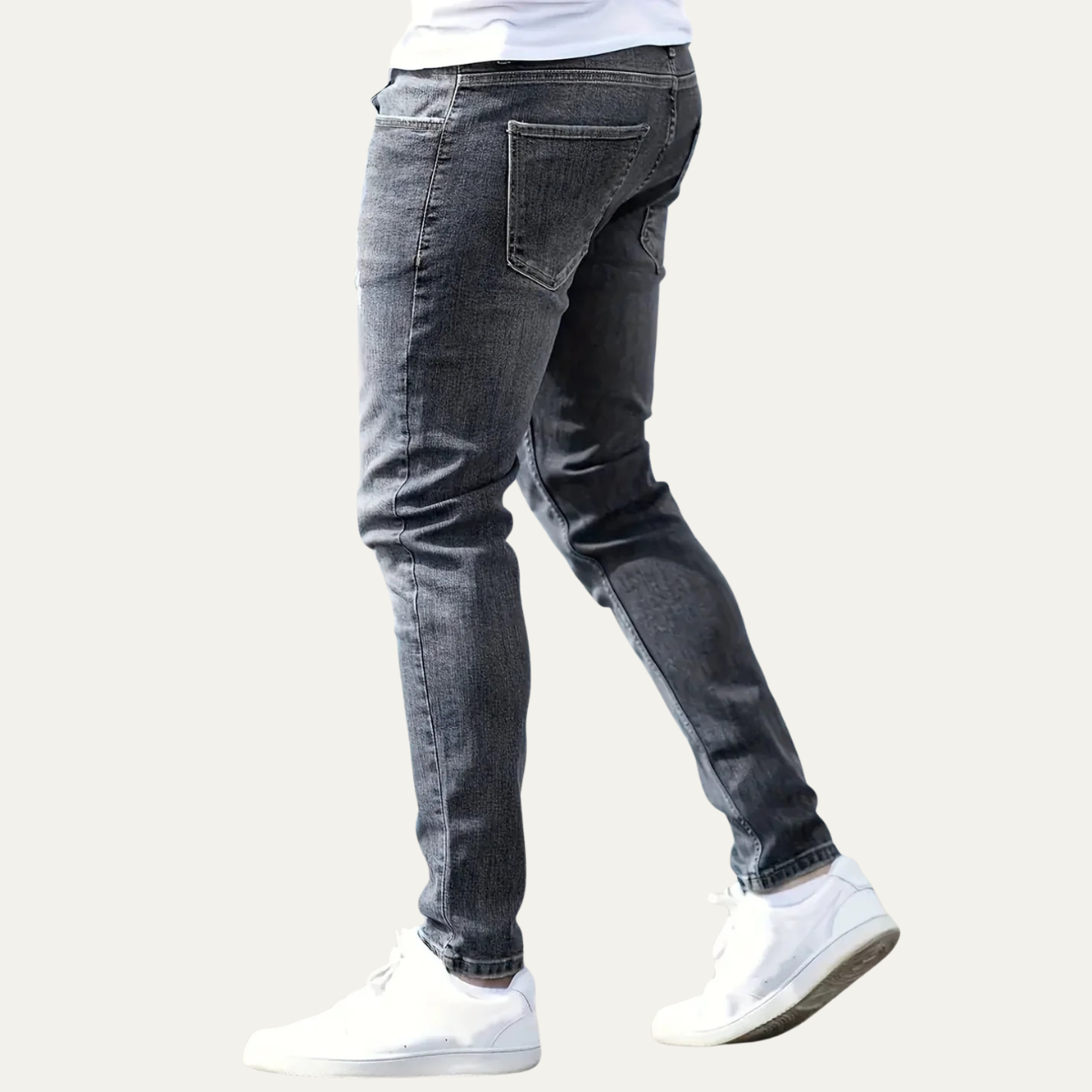 Slim Fit Mens Dark Blue Stretch Jeans