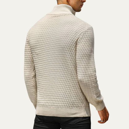Premium Men's Quarter Zip Sweater