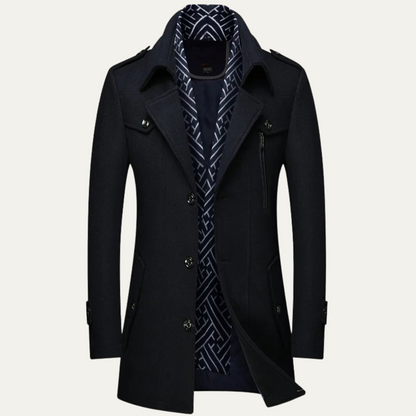 Classic Men's Water Resistant Trench Coat - OutfitLondon
