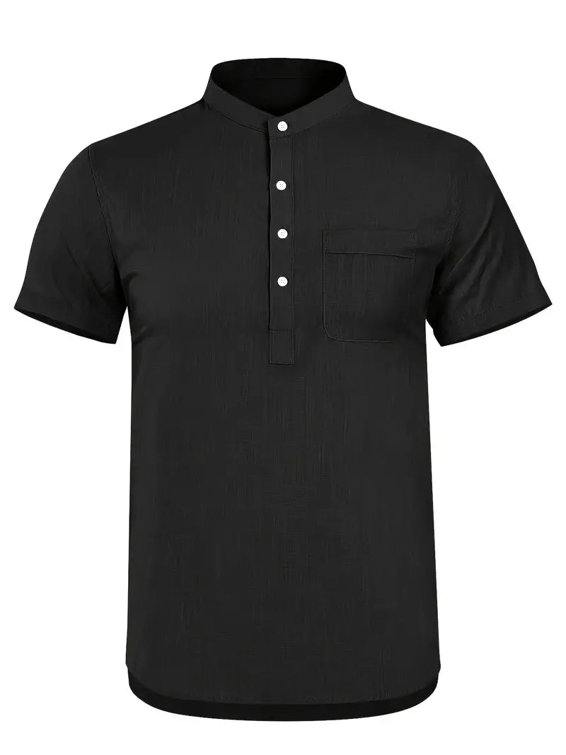Classic Men's Long Sleeve Dress Shirt