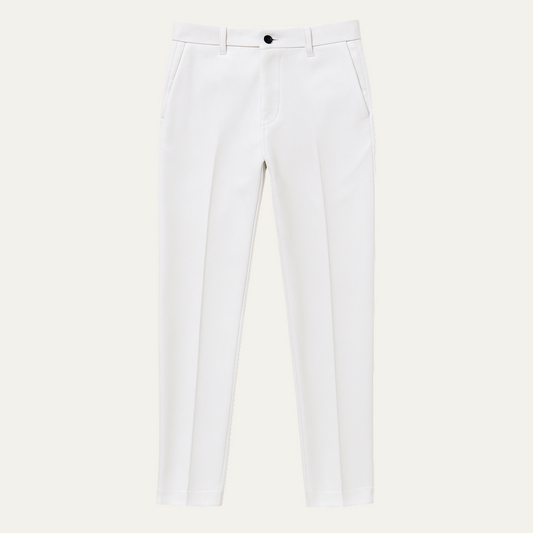 Classic Fit White Mens Chino Pants - OutfitLondon