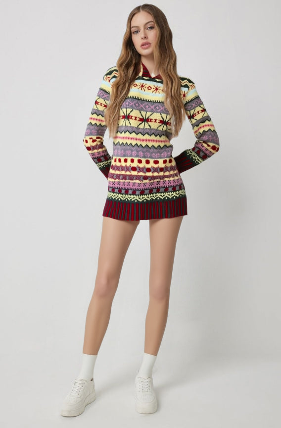 Warm Cable Knit Sweater for Ladies - OutfitLondon