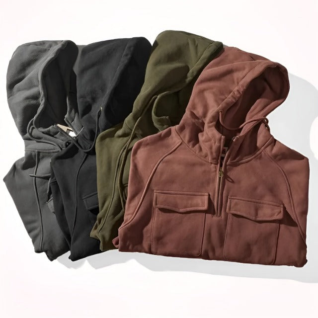 Warm Fleece Hooded Jacket