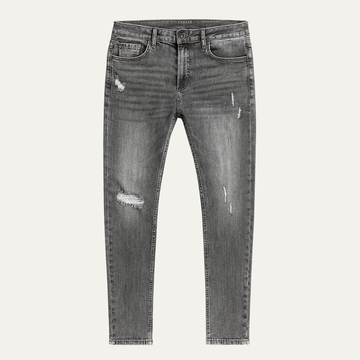 Slim Fit Mens Dark Blue Stretch Jeans - OutfitLondon