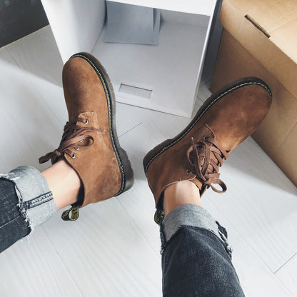 Men's Classic Leather Lace-Up Boots