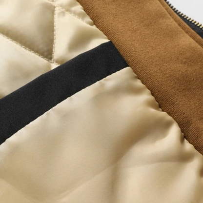 Comfortable Men's Cozy Hooded Bomber Jacket