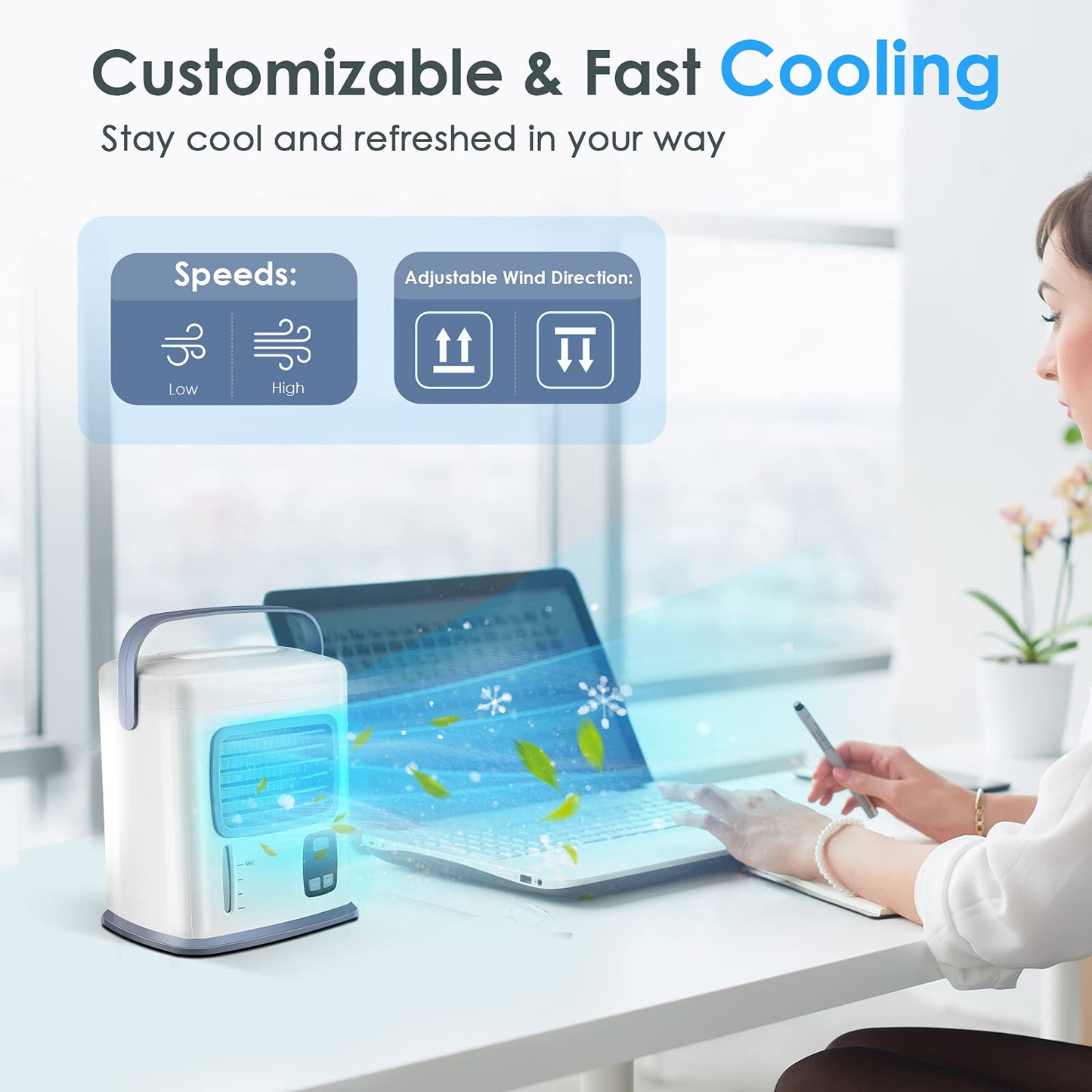 3 in 1 Portable Air Conditioner Fan for Office