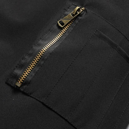 Relaxed Fit Padded Hoodie Bomber Jacket