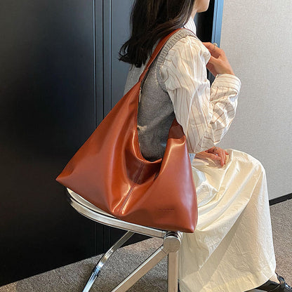Women's Classic Leather Shoulder Bag