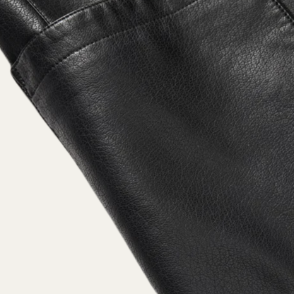 Affordable Men's Synthetic Leather Smart Jacket Coat