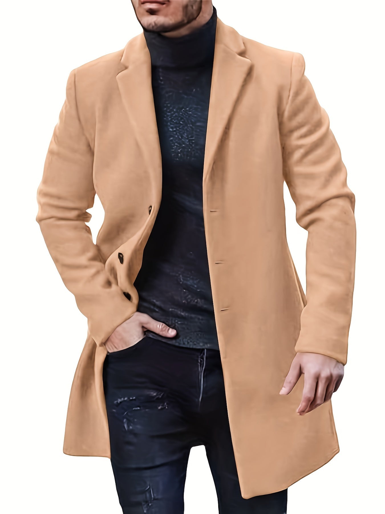 Insulated Water Resistant Mens Down Parka Coat